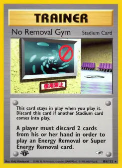 Pokémon-Karte No Removal Gym 103/132