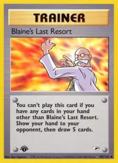 Pokémon-Karte Blaine's Last Resort 105/132