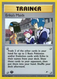 Pokémon-Karte Erika's Maids 109/132
