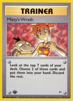 Pokémon-Karte Misty's Wrath 114/132