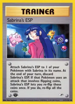 Pokémon-Karte Sabrina's ESP 117/132