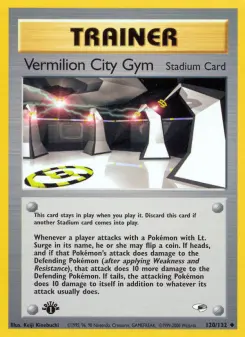 Pokémon-Karte Vermilion City Gym 120/132