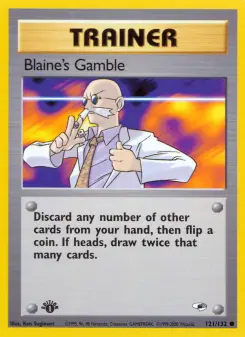 Pokémon-Karte Blaine's Gamble 121/132