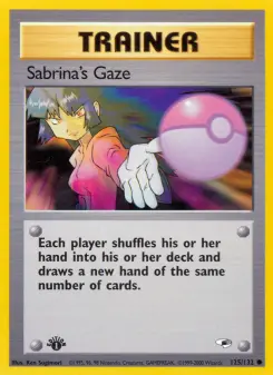 Pokémon-Karte Sabrina's Gaze 125/132