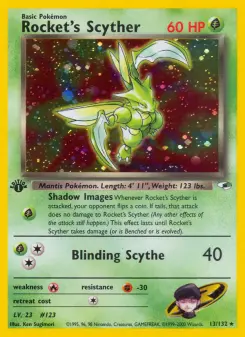 Pokémon-Karte Rocket's Scyther 013/132