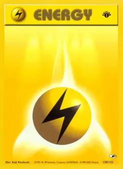 Pokémon-Karte Lightning Energy 130/132