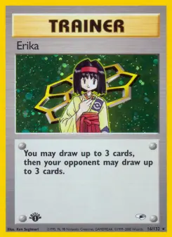 Pokémon-Karte Erika 016/132