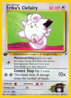 Pokémon-Karte Erika's Clefairy 025/132