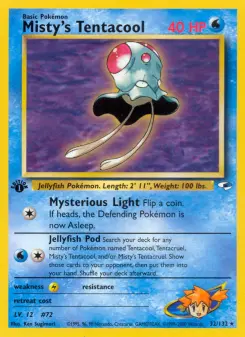 Pokémon-Karte Misty's Tentacool 032/132
