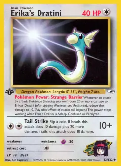 Pokémon-Karte Erika's Dratini 042/132