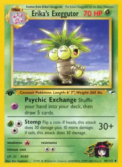 Pokémon-Karte Erika's Exeggutor 044/132