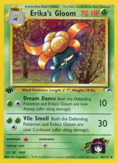 Pokémon-Karte Erika's Gloom 046/132