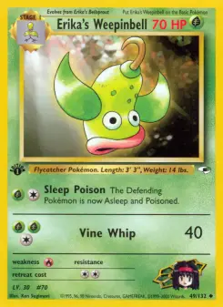 Pokémon-Karte Erika's Weepinbell 049/132