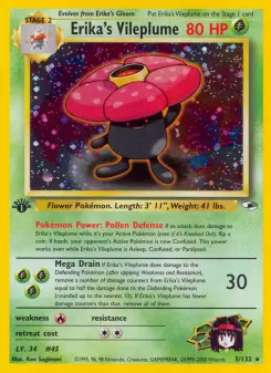 Pokémon-Karte Erika's Vileplume 005/132