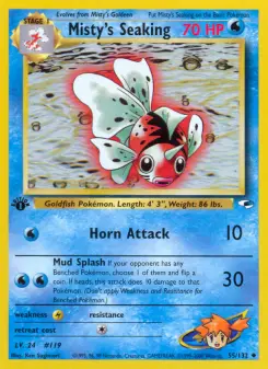 Pokémon-Karte Misty's Seaking 055/132