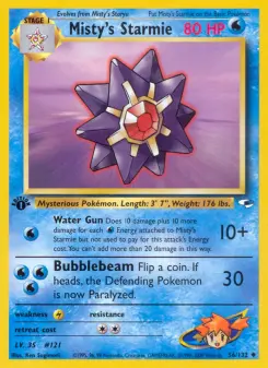 Pokémon-Karte Misty's Starmie 056/132
