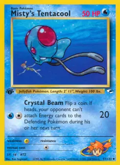 Pokémon-Karte Misty's Tentacool 057/132