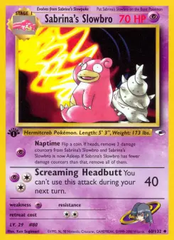Pokémon-Karte Sabrina's Slowbro 060/132