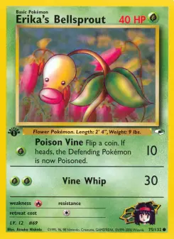 Pokémon-Karte Erika's Bellsprout 075/132