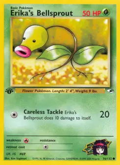 Pokémon-Karte Erika's Bellsprout 076/132