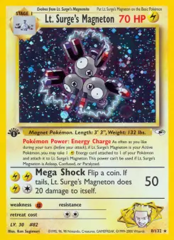 Pokémon-Karte Lt. Surge's Magneton 008/132