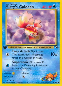 Pokémon-Karte Misty's Goldeen 085/132
