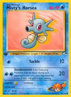 Pokémon-Karte Misty's Horsea 086/132