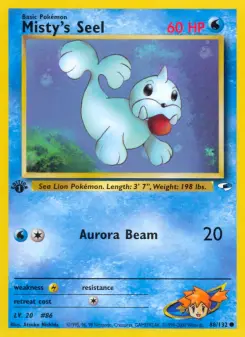 Pokémon-Karte Misty's Seel 088/132