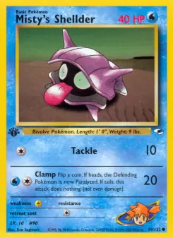 Pokémon-Karte Misty's Shellder 089/132