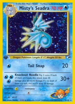 Pokémon-Karte Misty's Seadra 009/132