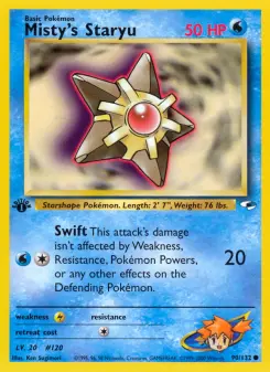 Pokémon-Karte Misty's Staryu 090/132
