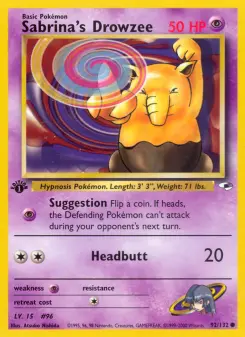 Pokémon-Karte Sabrina's Drowzee 092/132