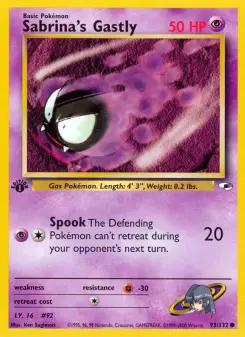 Pokémon-Karte Sabrina's Gastly 093/132