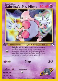 Pokémon-Karte Sabrina's Mr. Mime 094/132