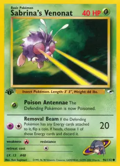 Pokémon-Karte Sabrina's Venonat 096/132