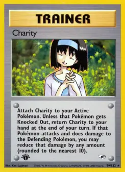 Pokémon-Karte Charity 099/132