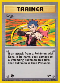 Pokémon-Karte Koga 106/132