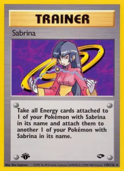 Pokémon-Karte Sabrina 110/132