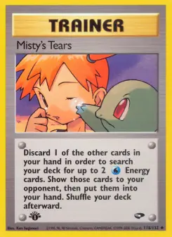 Pokémon-Karte Misty's Tears 118/132