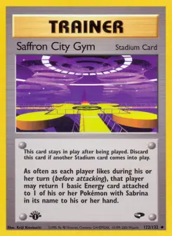 Pokémon-Karte Saffron City Gym 122/132