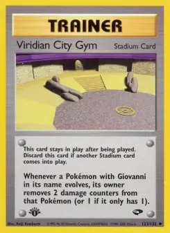 Pokémon-Karte Viridian City Gym 123/132