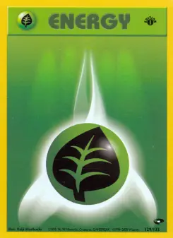 Pokémon-Karte Grass Energy 129/132