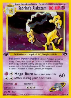 Pokémon-Karte Sabrina's Alakazam 016/132