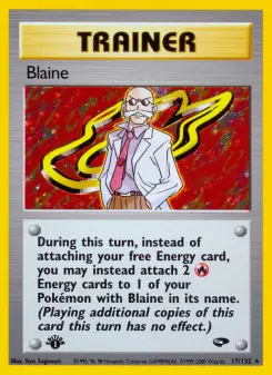 Pokémon-Karte Blaine 017/132