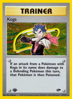 Pokémon-Karte Koga 019/132
