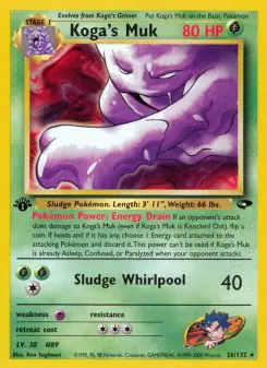 Pokémon-Karte Koga's Muk 026/132