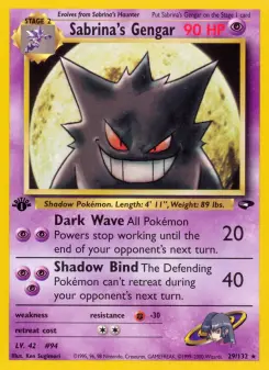 Pokémon-Karte Sabrina's Gengar 029/132