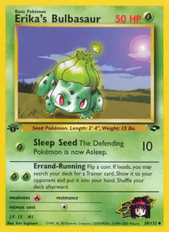 Pokémon-Karte Erika's Bulbasaur 039/132