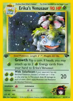 Pokémon-Karte Erika's Venusaur 004/132