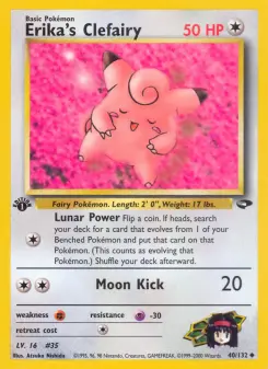 Pokémon-Karte Erika's Clefairy 040/132